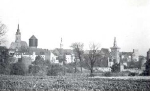 Blick auf die Stadt Bautzen : Pohlad na Budyšin