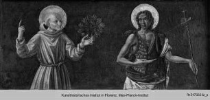 Die Heiligen Bernardin und Johannes - Trittico della Giustizia