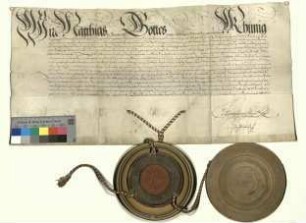 König Matthias II. Religions-Assekuranz zur Augsburger Konfession.