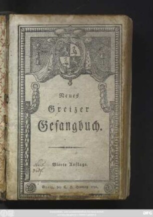Neues Greizer Gesangbuch
