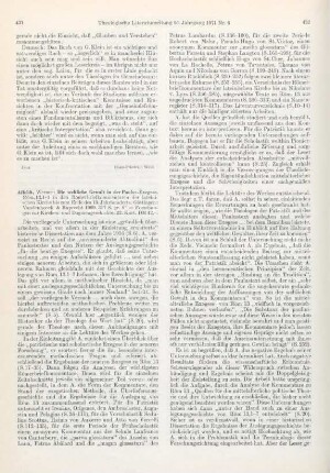431-433 [Rezension] Affeldt, Werner, Die weltliche Gewalt in der Paulus-Exegese