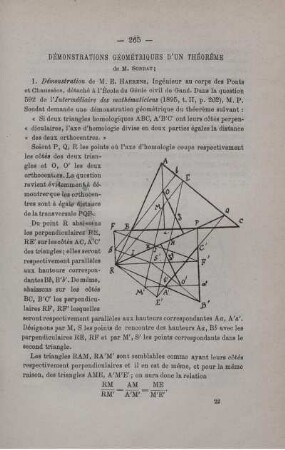 DÉMONSTRATIONS GÉOMÉTRIQUES D'UN THÉORÈME.