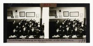 Ausbildungslehrgang der Bergschüler in der Bergschule Essen