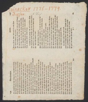 Briefe an Friedrich Nicolai : 10.07.1776-27.01.1779
