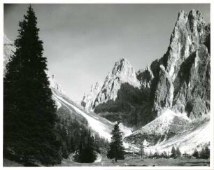 Alpen, Dolomiten, Langkofel und Plattkofel