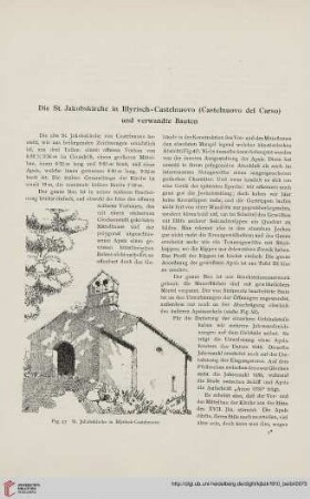 Die St. Jakobskirche in Illyrisch-Castelnuovo (Castelnuovo del Carso) und verwandte Bauten