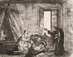 Joseph fordert Maria zur Flucht auf