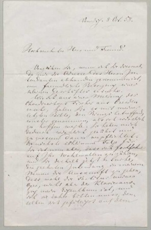 Richard Wagner (1813-1883) Autographen: Brief von Richard Wagner an Franz Lachner - BSB Autogr.Cim. Wagner, Richard.18