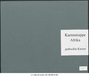 Französische Sahara : undatiert : Kartensammlung