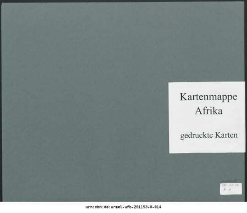 Französische Sahara : undatiert : Kartensammlung