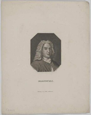 Bildnis des Johann Bernoulli