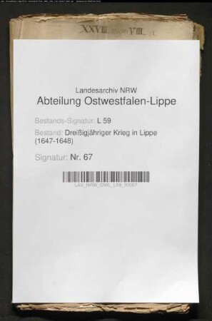 Kriegsdrangsale der Stadt Horn