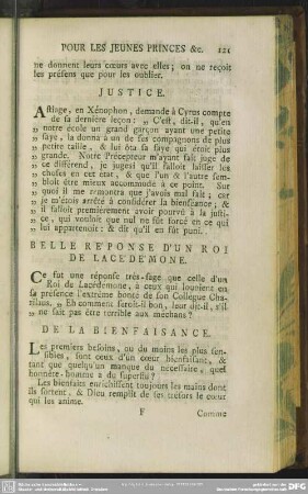 De La Bienfaisance
