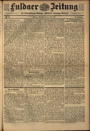 Ausgabe vom Mittwoch, den 20. Juli 1898.