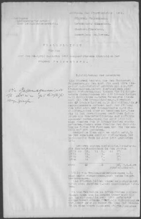 Belsenberg-Hermuthausen: Pfarrbericht 1925