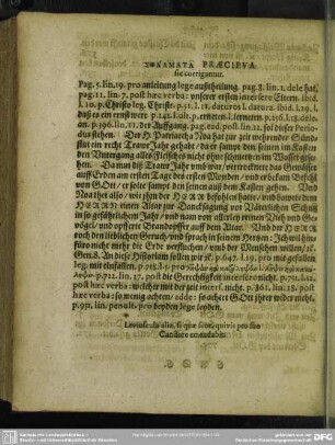 Sphalmata Praecipua sic corrigantur