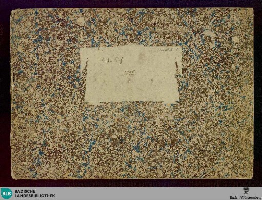 Notenbuch - Don Mus.Ms. 1018 : pf