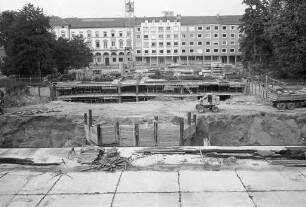 Bau der Tiefgarage am Friedrichsplatz