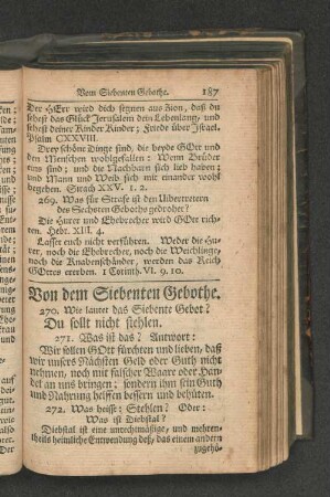Von dem Siebenten Gebothe.