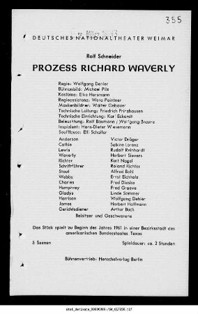 Prozess Richard Waverly