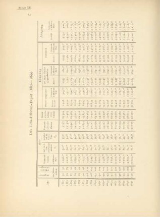 Anlage XII. Das Giro-Effecten-Depot 1882-1899