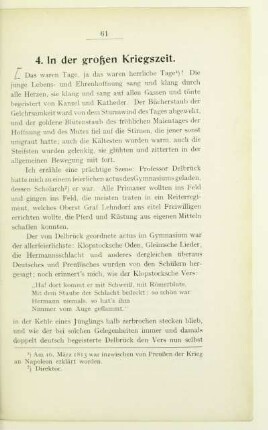 4. In der großen Kriegszeit