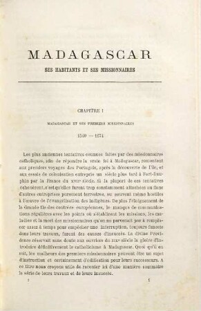 Histoire de Madagascar, ses habitants et ses missionnaires, 1