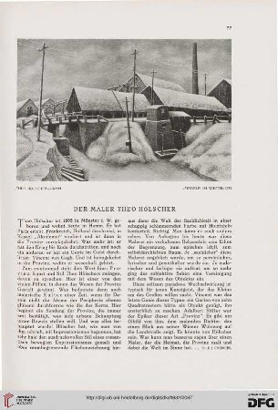 Der Maler Theo Hölscher