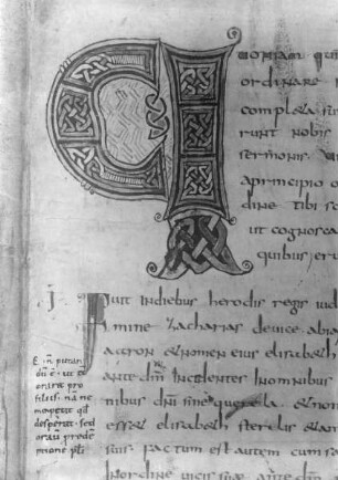 Evangeliar, fol 25 v