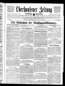 Oberhausener Zeitung : Osterkrader Zeitung : Osterfeld-Bottroper Zeitung