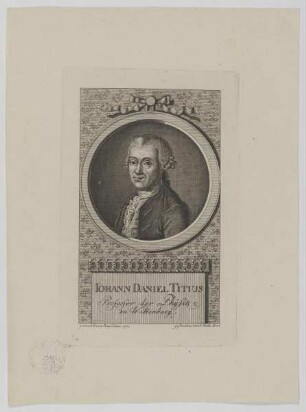 Bildnis des Iohann Daniel Titius