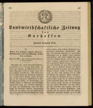 Zweites Quartal 1842