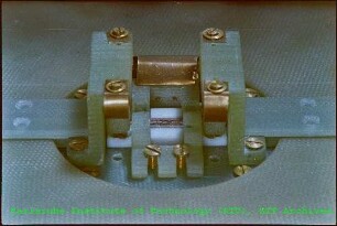 Vorrichtung zum Test supraleitender Bänder des Instituts für Technische Physik (ITP)
