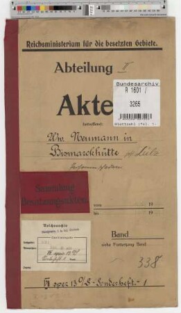 Personenschaden Ww. Neumann in Bismarckhütte