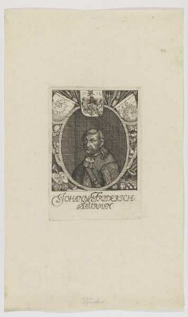 Bildnis des Johann Friderich Saurmann