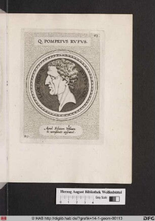 Porträt des Quintus Pompeius Rufus.