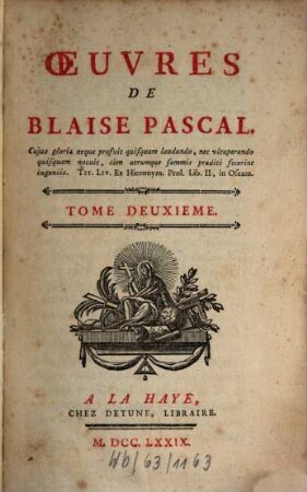 Oeuvres De Blaise Pascal. 2