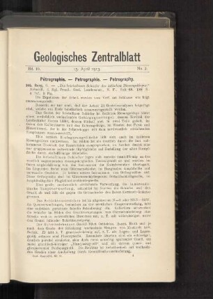 15. April 1913. No. 2.