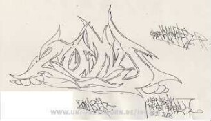 ZOMb | ZoMBiE | NEWBooK FIRST SKeTcH | 16.2.2008 | unleserlich