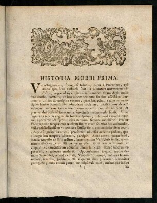 5-8, Historia Morbi Prima. - Historia Morbi Secunda.