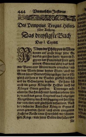Das dreysigste Buch.