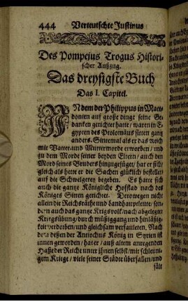 Das dreysigste Buch.