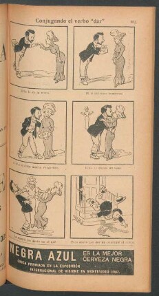Conjugando el verbo "dar" - [Cómic]