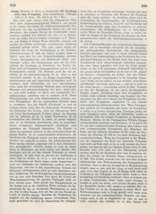 249-251 [Rezension] Koepp, Wilhelm, Die Erziehung unter dem Evangelium