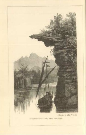 Overhanging cliff, near Ha-ngan