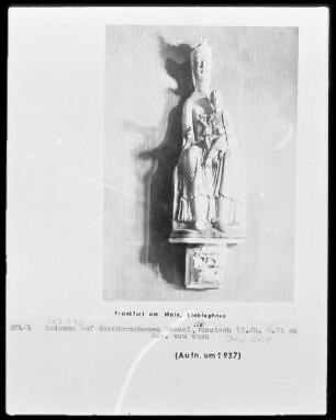 Thronende Muttergottes mit Kind