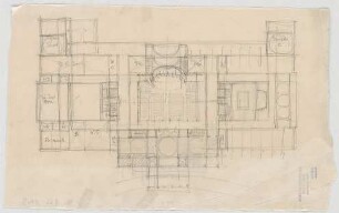 Thiersch, Friedrich von; Wiesbaden; Kurhaus - Grundriss