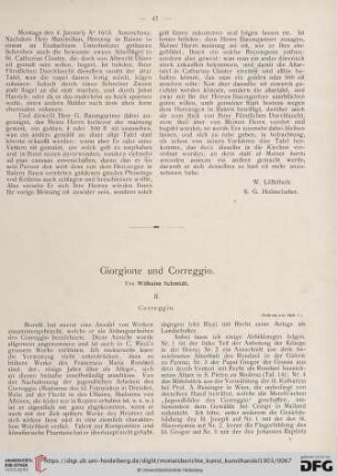3: Giorgione und Correggio, 2, Correggio