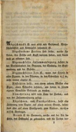 Handbuch für Gemäldesammler und diejenigen, welche Bildergallerien besuchen : Oder: Lexicon d. Maler u. Malerey