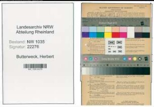 Entnazifizierung Herbert Butterweck , geb. 31.08.1918 (Angestellter)